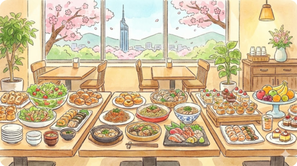 【福岡】ランチビュッフェが人気のホテル5選