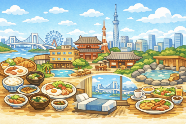 ご飯が美味しい東京の安いホテル5選