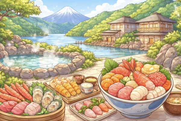 箱根で海鮮が食べ放題のホテル3選｜朝から海鮮丼が味わえる